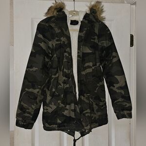 Love Tree Camouflage Coat